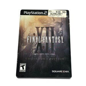 Final Fantasy XII 12 Collector’s Edition PlayStation 2 PS2 Steelbook Complete